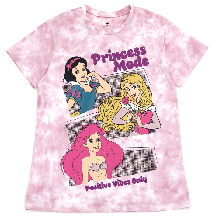 Disney Princess Women's Short Sleeve T-Shirt Purple