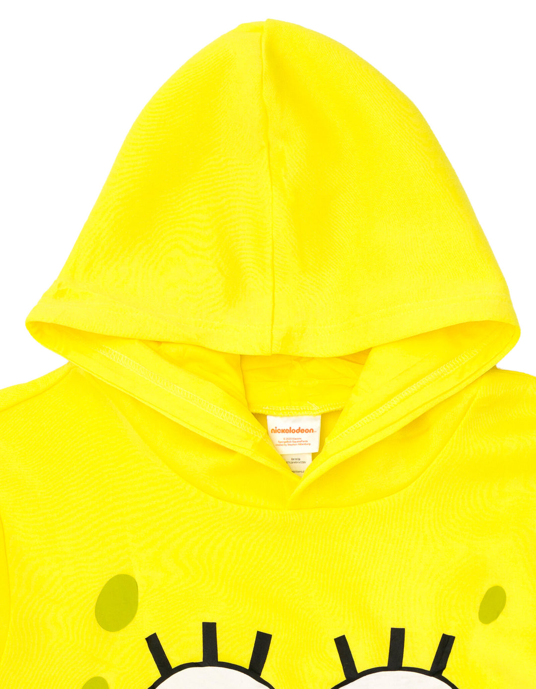 Nickelodeon SpongeBob SquarePants Adult Men or Women Fleece Pullover Hoodie Yellow Face