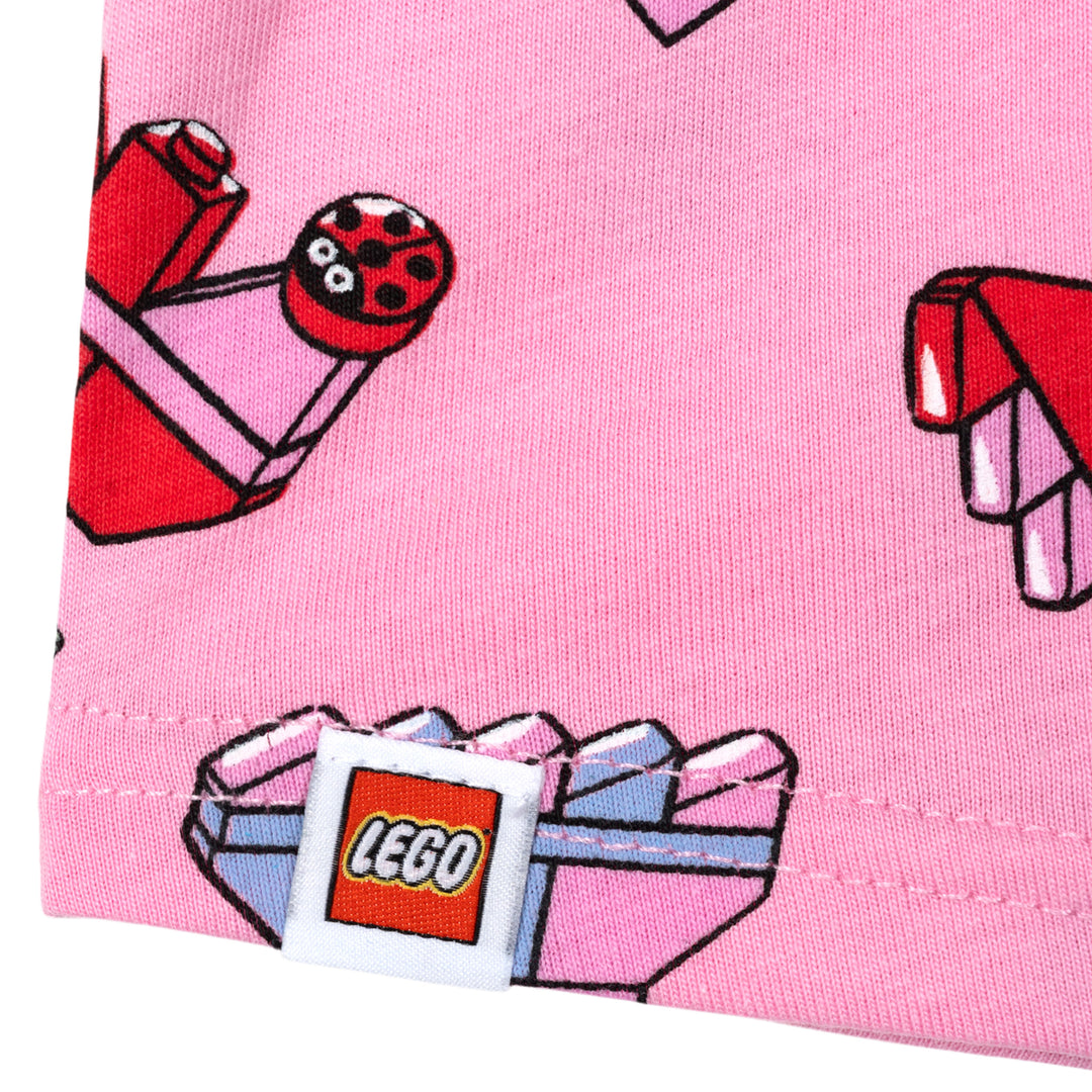 LEGO Girls' Short Sleeve T-Shirt Blossom Pink