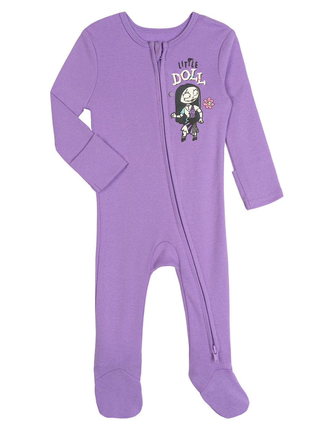 Nightmare Before Christmas 2-Pack Footed Sleep N' Play Jack Sally Purple