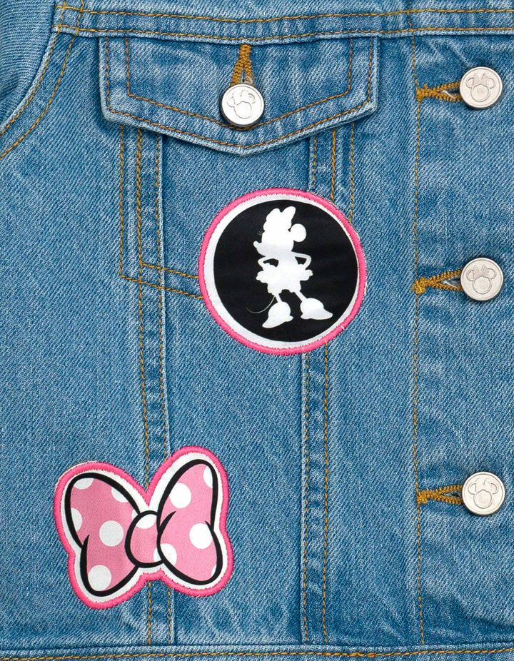 Minnie Mouse Girls' Denim Jacket Blue