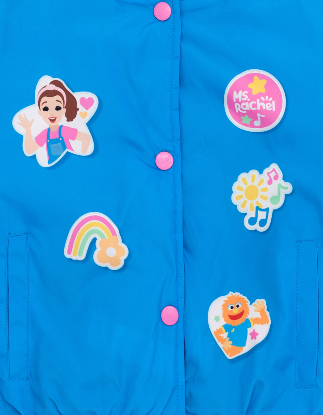 Ms. Rachel Girls' Varsity Bomber Jacket Ms Herbie Blue