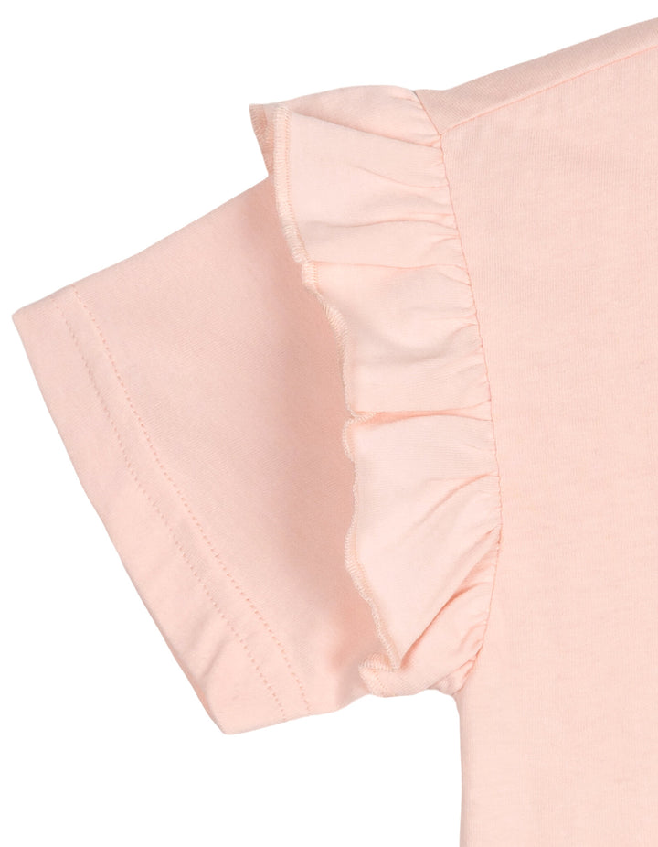 Minnie Mouse Girls' 2-Piece T-Shirt and Denim Leggings Set Pink