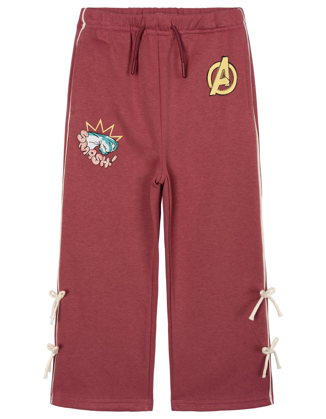 Marvel Comics Girls' Sweatshirt and Fleece Pants Set Tusk Pink Avengers