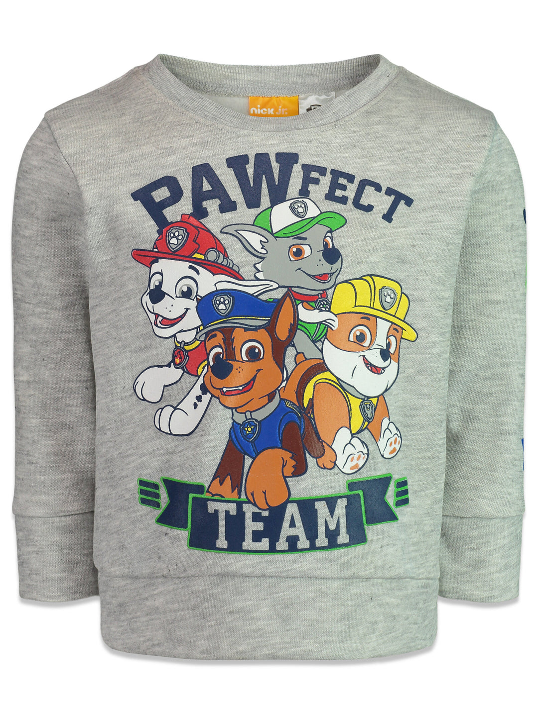 Nickelodeon Paw Patrol Boys' Fleece Sweatshirt Chase Marshall Grey