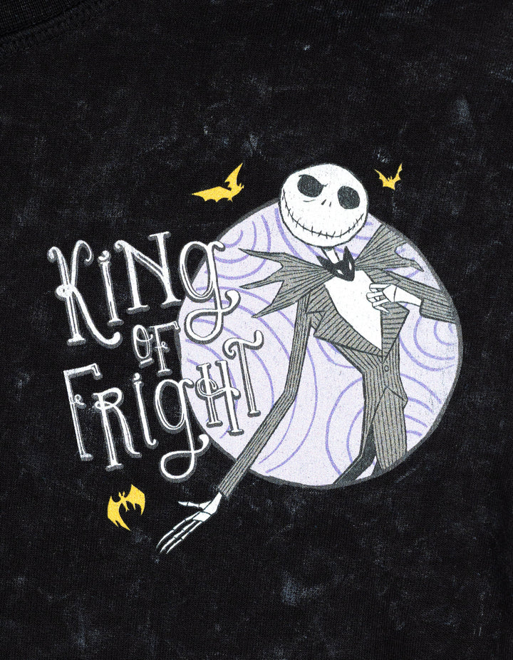 Nightmare Before Christmas Boys' Dark Wash Jack Zero