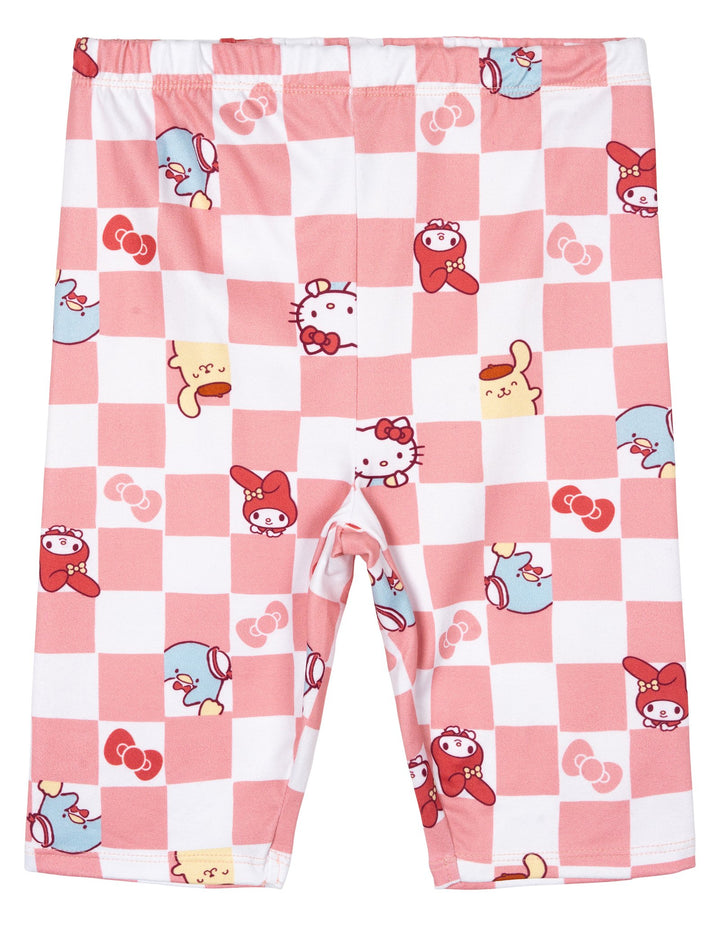 Hello Kitty Girls' 2-Piece T-Shirt and Bike Shorts Set Pink