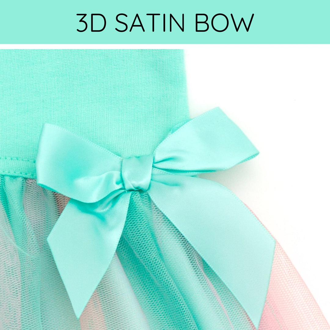 Disney The Little Mermaid Princess Ariel Girls' Tutu Dress Aqua