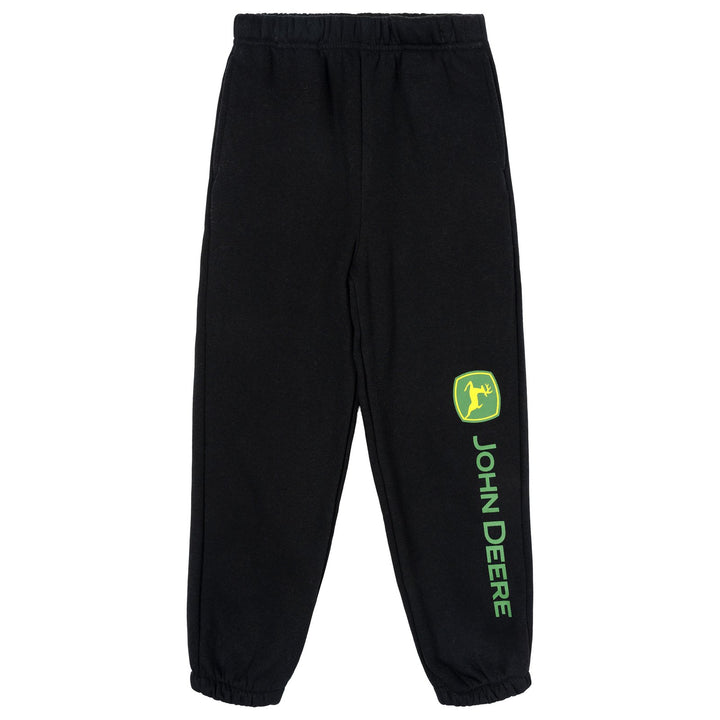 John Deere Boys' Fleece Jogger Pants Pitch Black