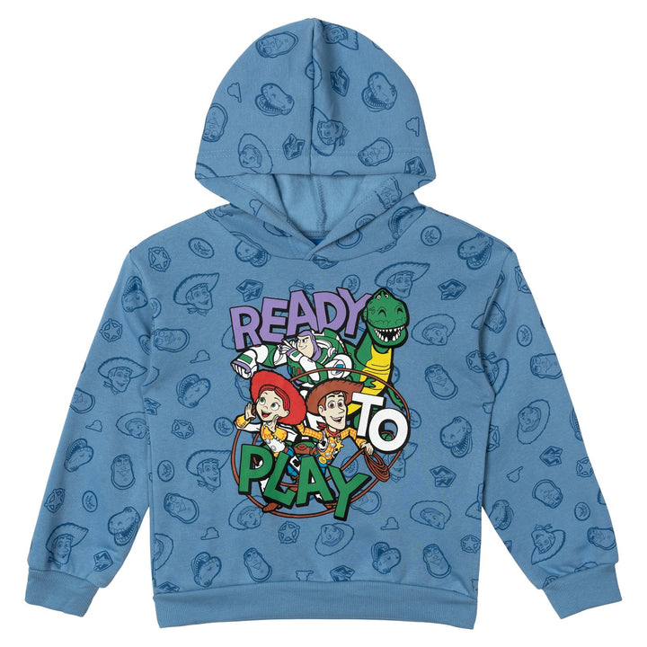 Disney Toy Story Boys' Fleece Hoodie and Joggers Set Light Blue