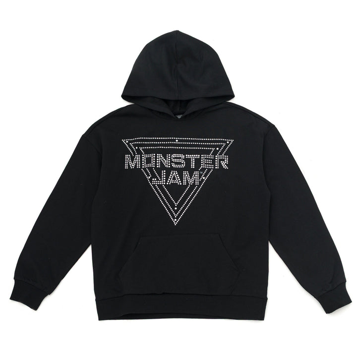Monster Jam Adult Men or Women Pullover Hoodie Silver Black