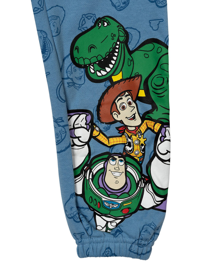 Disney Toy Story Boys' Fleece Hoodie and Joggers Set Light Blue