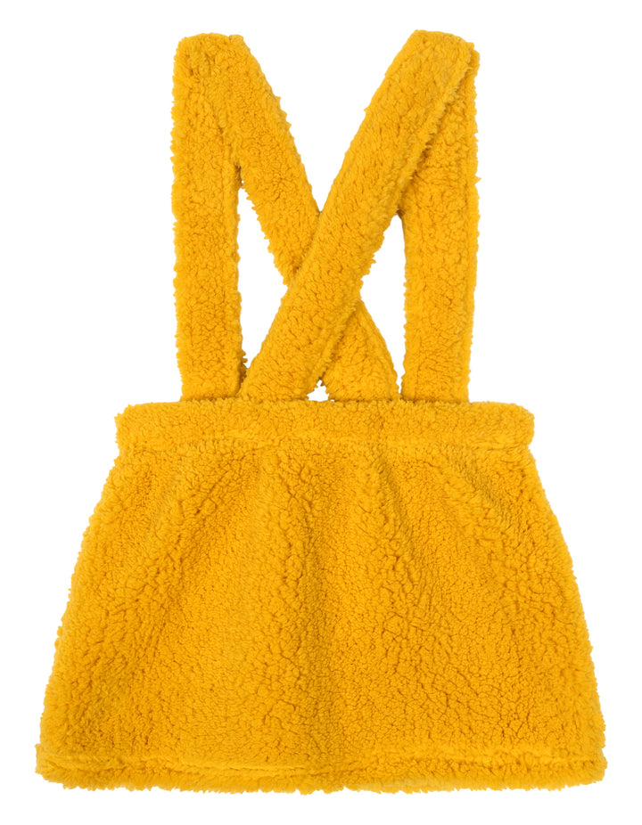 Disney Winnie the Pooh Girls' 2-Piece Tee and Suspender Skirt Set Gold