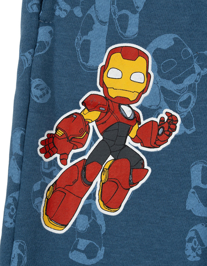 Marvel Iron Man and His Awesome Friends 2-Piece Hoodie and Pants Set Royal Blue