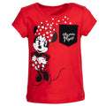Minnie Mouse Girls' T-Shirt Red Black