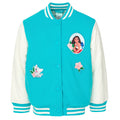 Disney Moana Girls' Varsity Bomber Jacket Teal