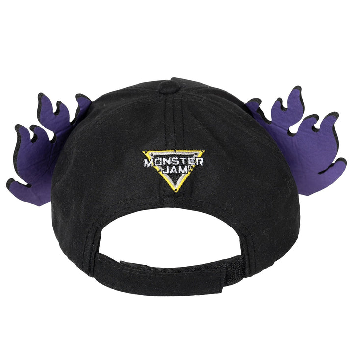 Monster Jam Boys' Cosplay Strapback Baseball Cap Grave Digger Green