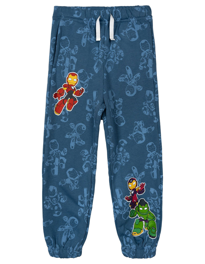 Marvel Iron Man and His Awesome Friends 2-Piece Hoodie and Pants Set Royal Blue