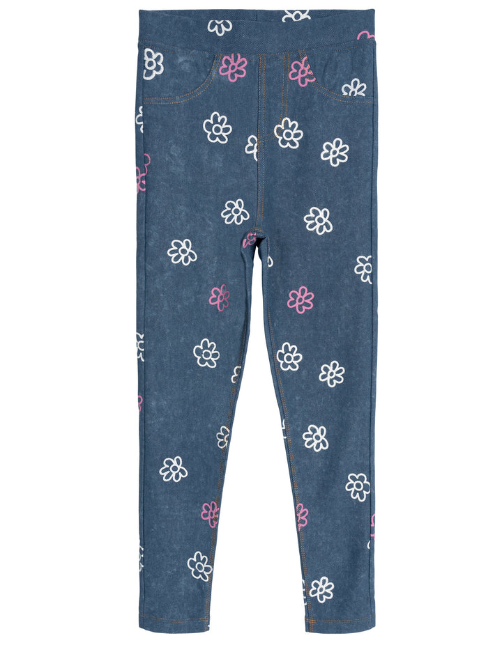 Bluey Girls' Ruffle T-Shirt and Jeggings Set Lavender Blue