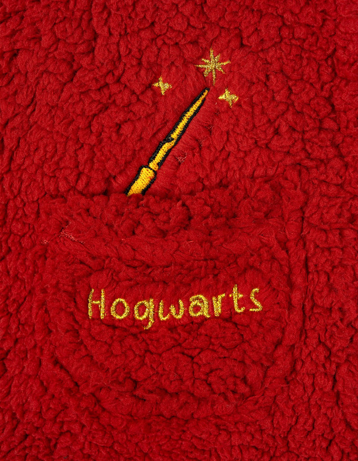 Harry Potter Baby Cosplay Hooded One Piece Red