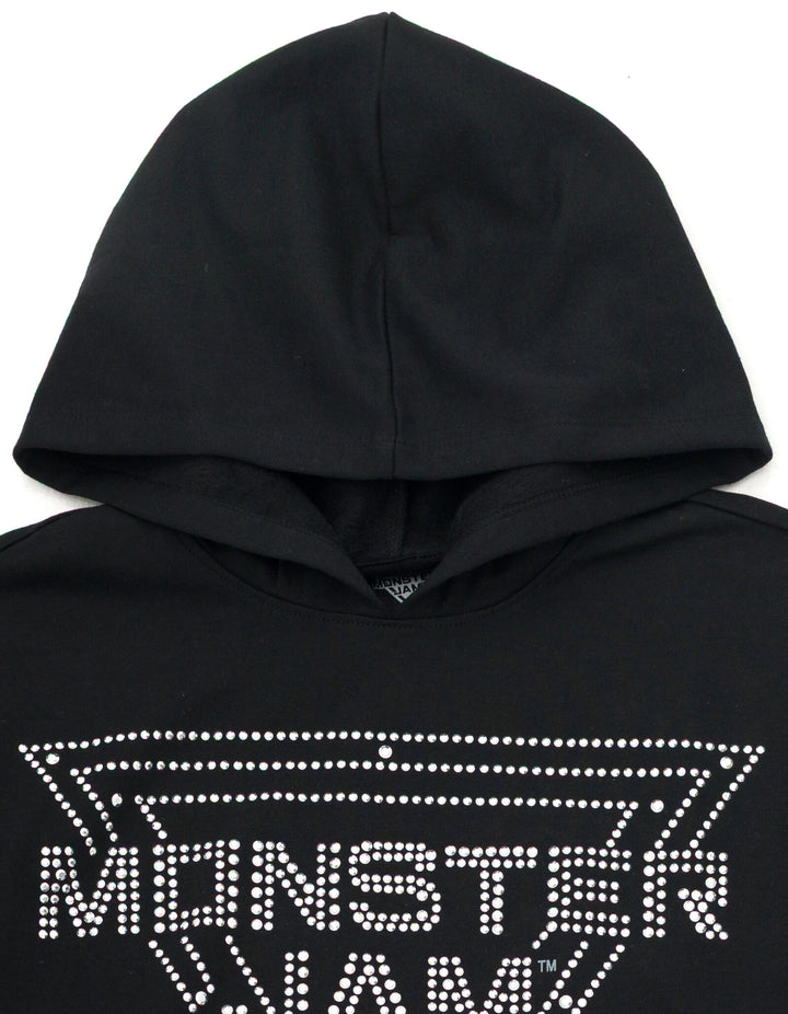 Monster Jam Adult Men or Women Pullover Hoodie Silver Black
