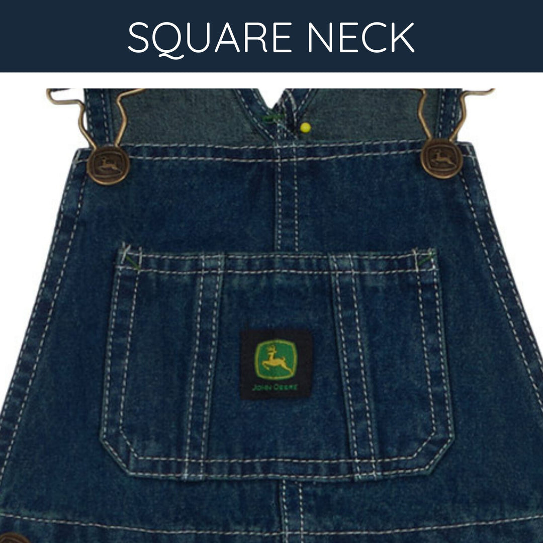John Deere Boys' One Piece Bib Overalls Dark Indigo Denim
