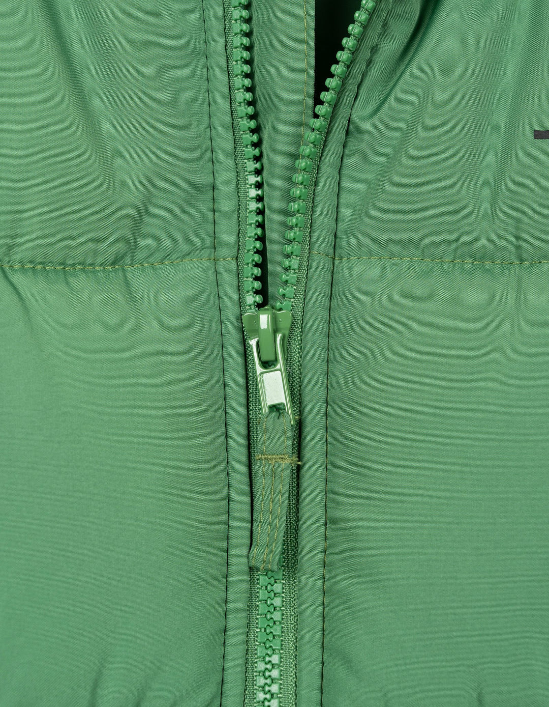 John Deere Men's Hooded Puffer Jacket Green Logo