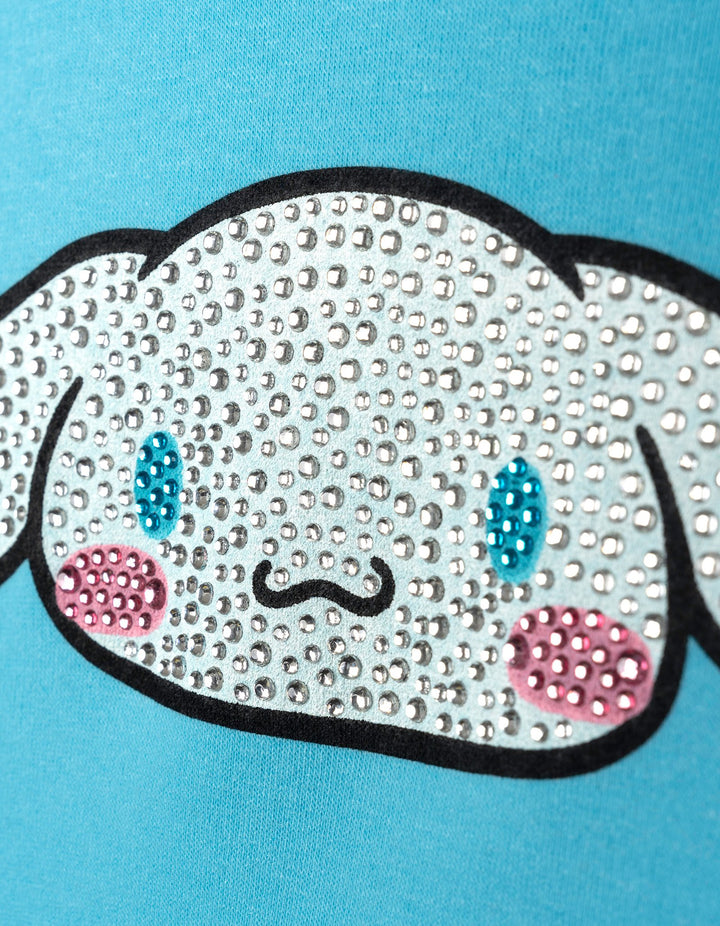 Hello Kitty Girls' Fleece Hoodie Cinnamoroll Aqua Blue