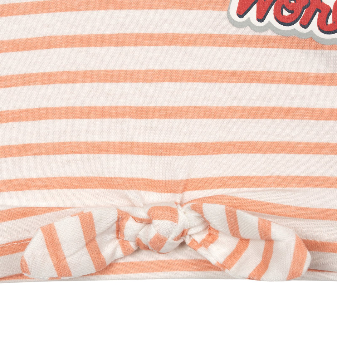 Hello Kitty Girls' Short Sleeve T-Shirt Stripe