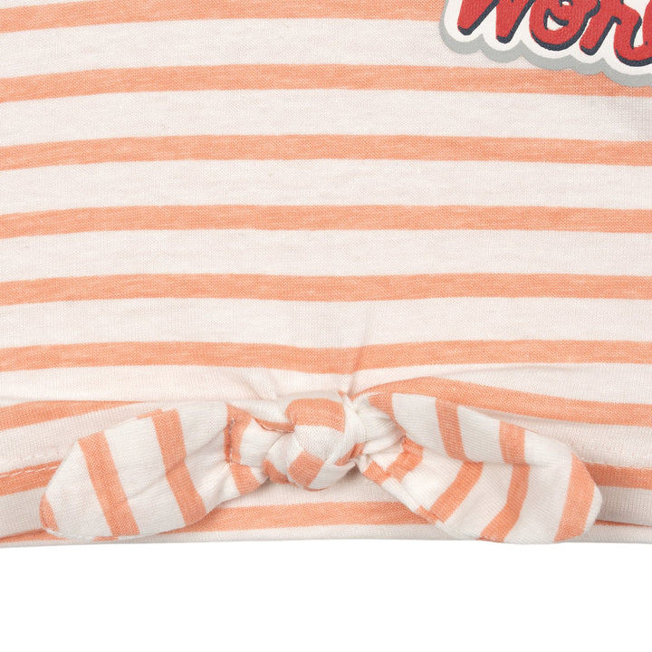 Hello Kitty Girls' Short Sleeve T-Shirt Stripe
