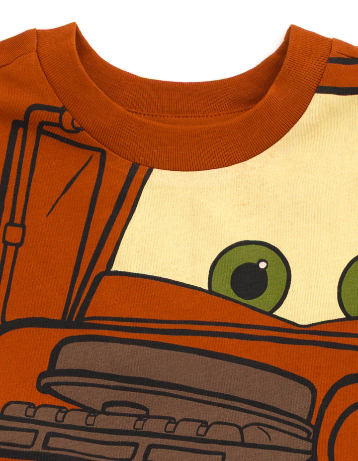 Cars Mater Men's Cosplay Short Sleeve T-Shirt Tow Rust