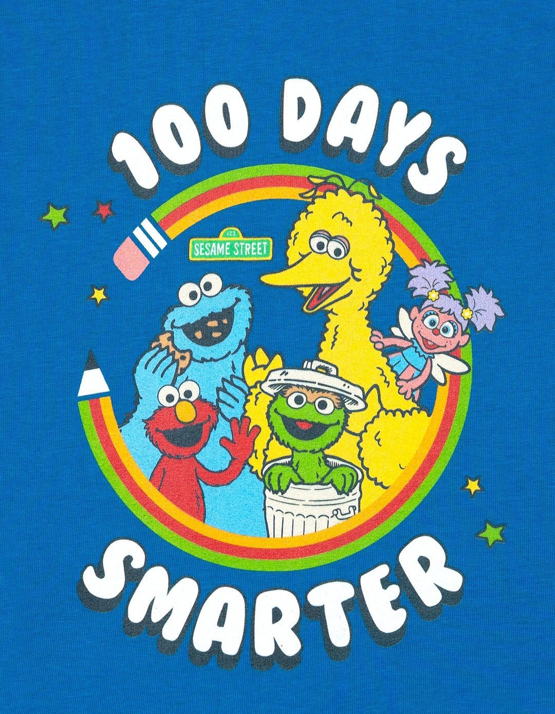 Sesame Street Boys' T-Shirt Medium Blue
