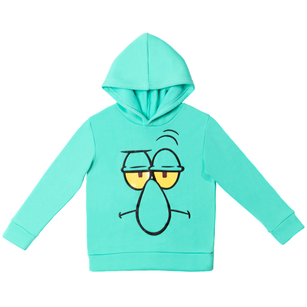 Nickelodeon SpongeBob SquarePants Squidward Boys' Fleece Pullover Hoodie Teal