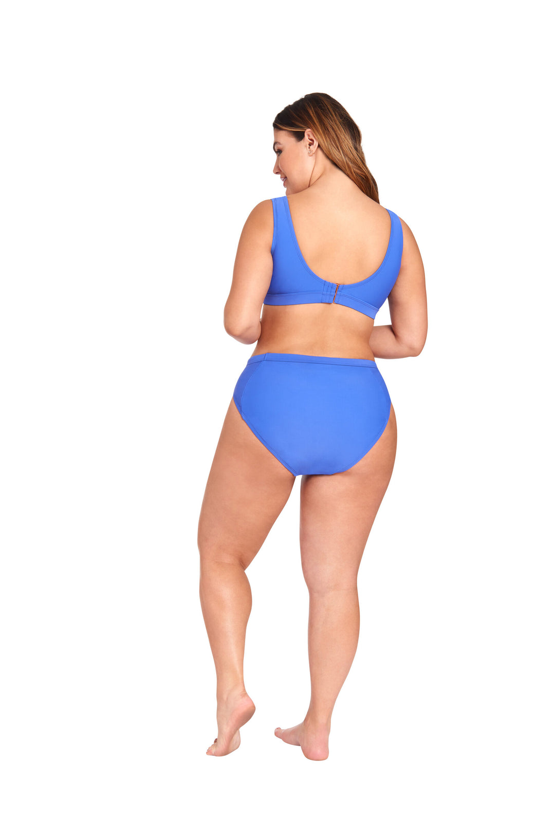 LYSA Women's Swimwear Bikini Top Royal Blue