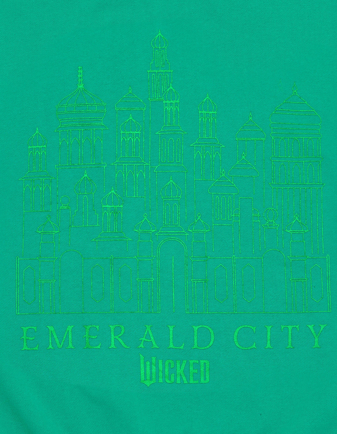 Wicked Women's Fleece Crewneck Pullover Emerald Green