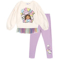 Gabby's Dollhouse Girls' Ivory Light Purple