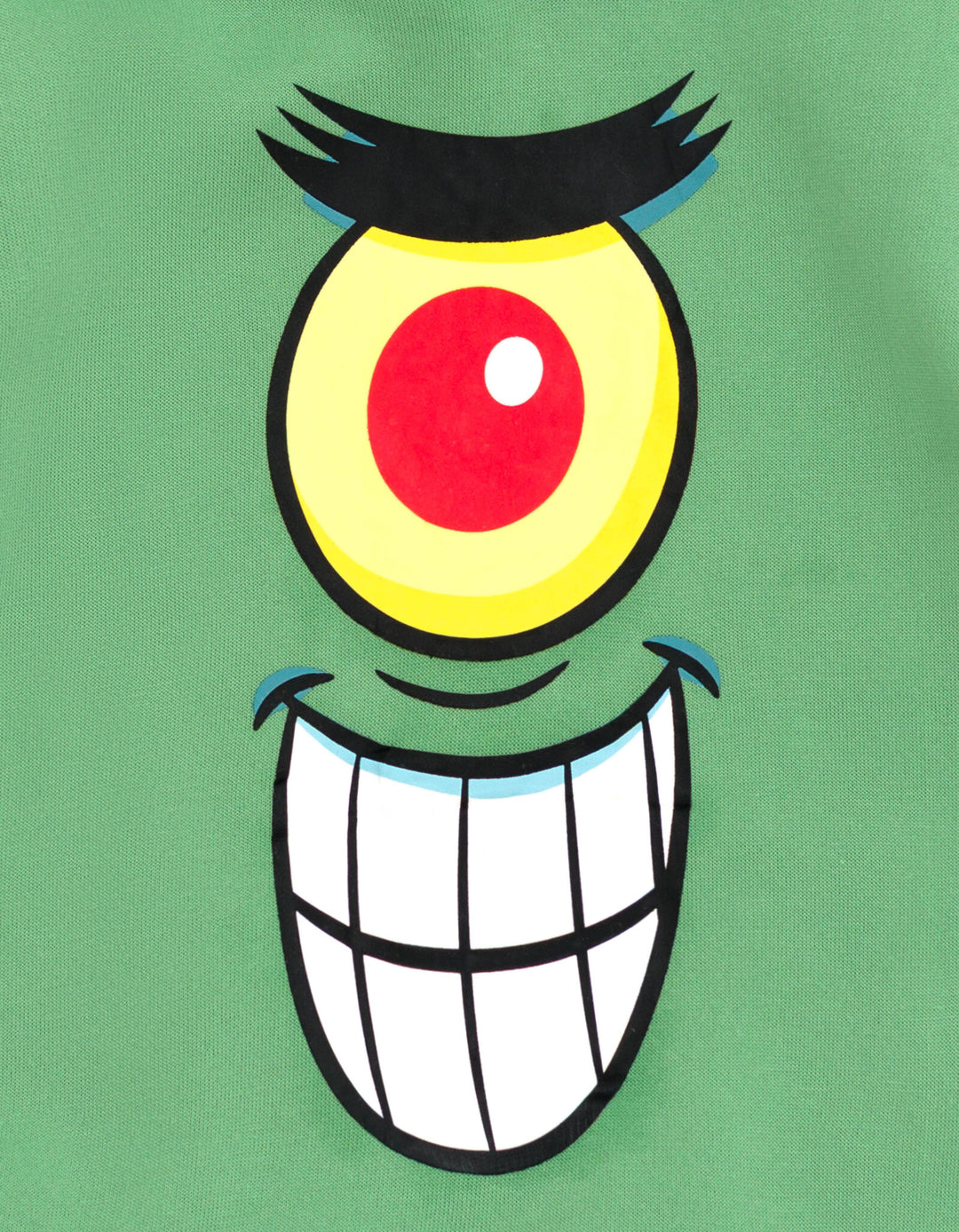 Nickelodeon SpongeBob SquarePants Plankton Men's Fleece Pullover Hoodie Jade Green