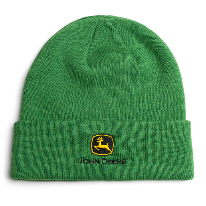 John Deere Men's Knit Beanie Hat Classic Green