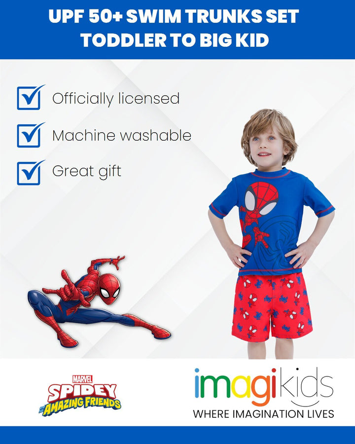 Marvel Spidey and His Amazing Friends Boys' Spiderman Red Navy