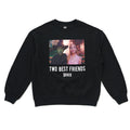 Wicked Women's Fleece Crewneck Pullover Elphaba Glinda Black