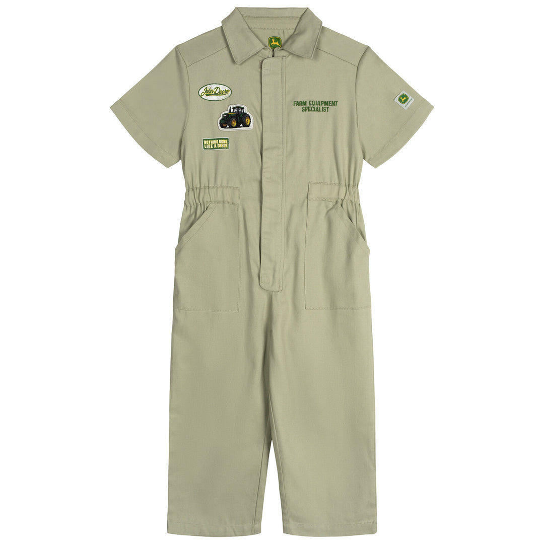 John Deere Boys' Cosplay One Piece Olive Khaki