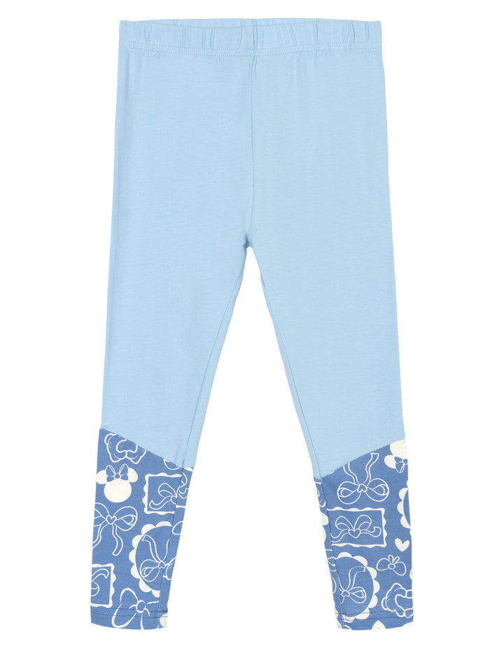 Minnie Mouse Girls' 2-Piece Fleece Sweatshirt and Leggings Set Daisy Blue