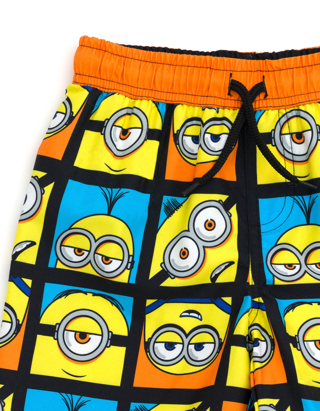 Minions Boys' Swimwear Swim Trunks Blue Orange Yellow
