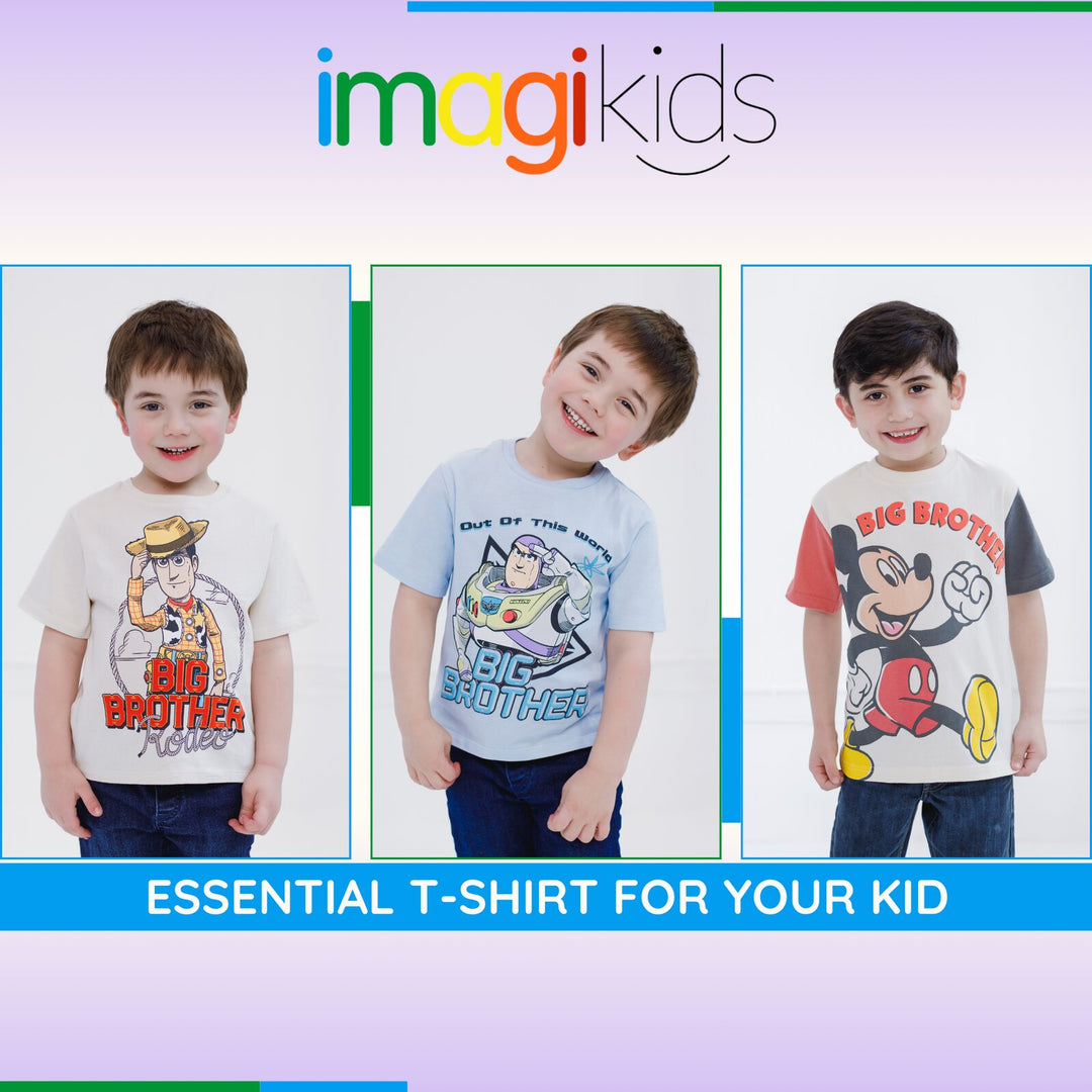 Disney Mickey Mouse Boys' Short Sleeve T-Shirt Ivory