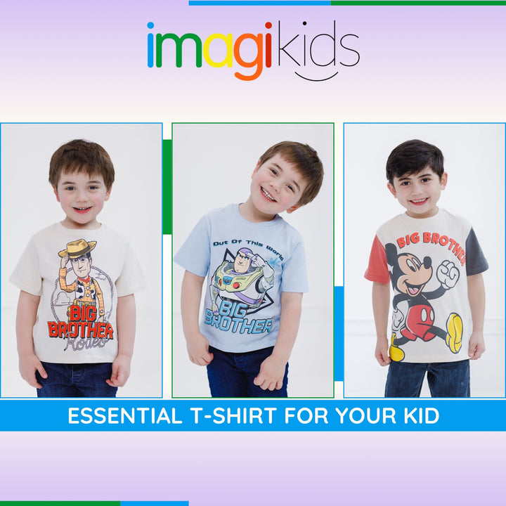 Disney Mickey Mouse Boys' Short Sleeve T-Shirt Ivory