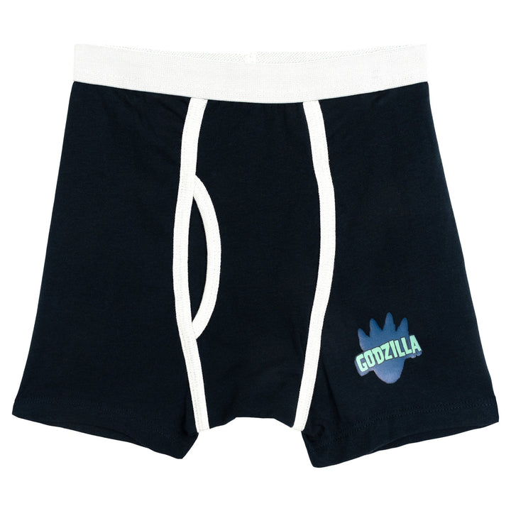 Godzilla Boys' Sensory Friendly 3-Pack Boxer Briefs Teal Grey