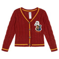 Harry Potter Hedwig Girls' Cardigan Sweater Maroon