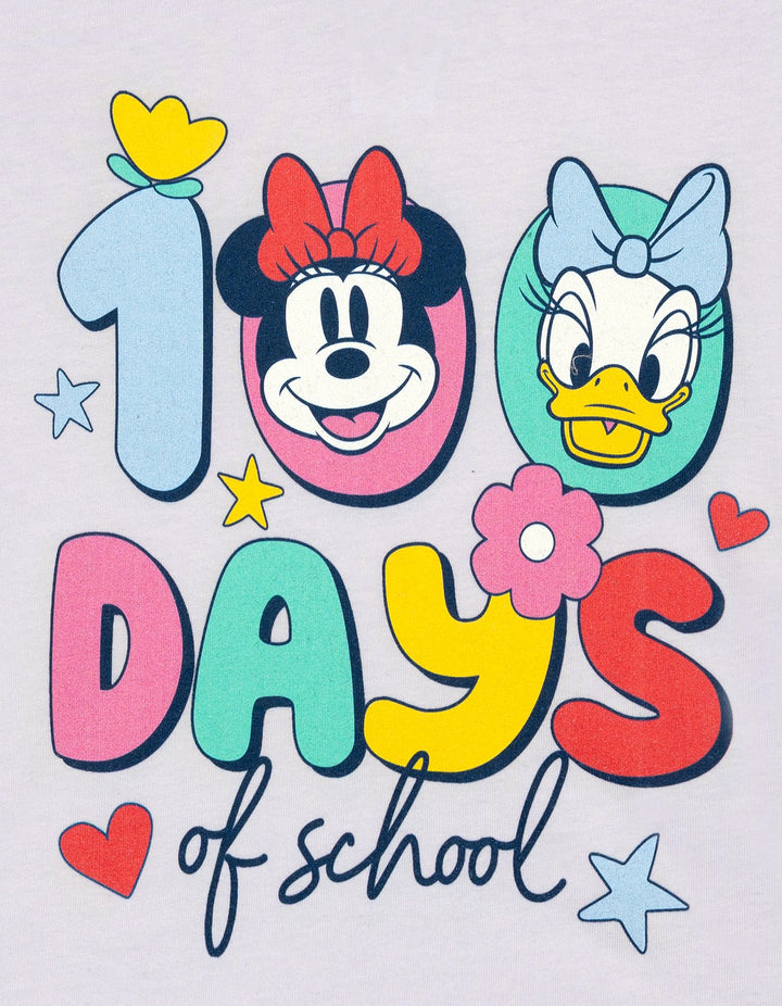 Minnie Mouse Girls' Short Sleeve T-Shirt Daisy Lavender