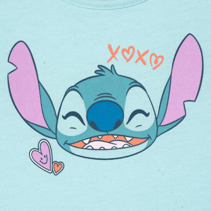 Lilo & Stitch Girls' Skater Dress and Scrunchie Set Angel Blue