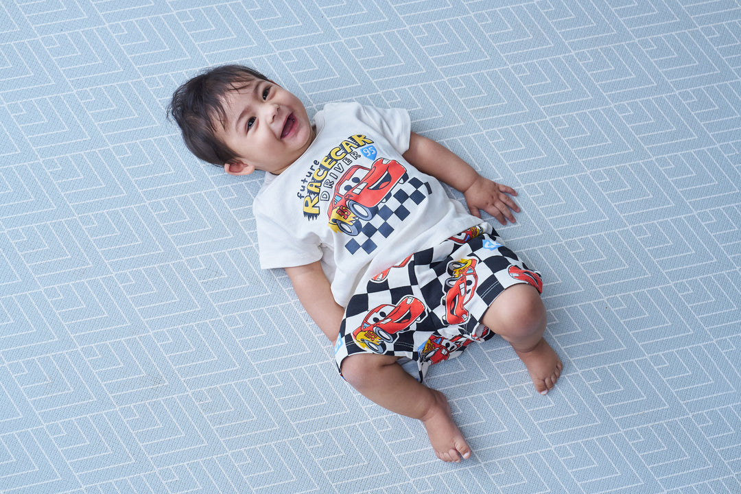 Cars Lightning McQueen Boys' White Black